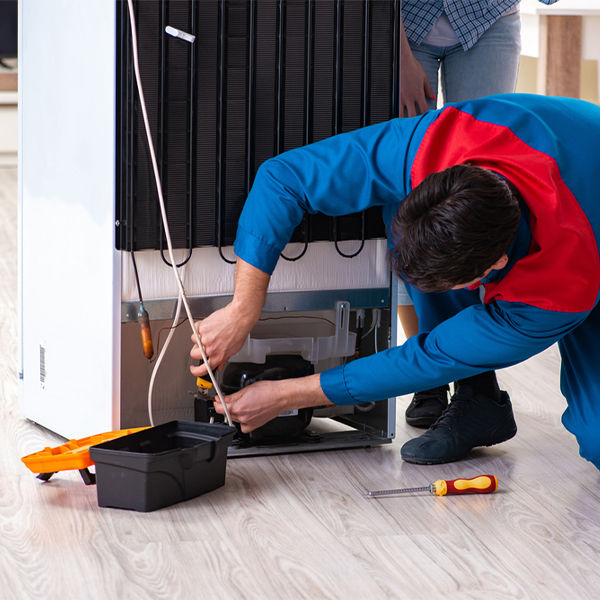 how much do you charge for refrigerator repair services in Camden Delaware